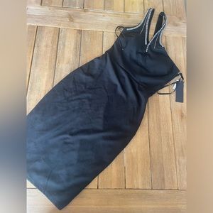 City Studio Womens Slim Social Mini Black Dress, Size 0